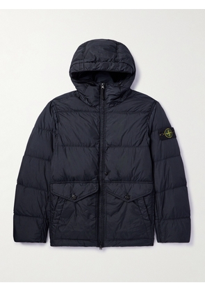 Stone Island - Logo-Appliquéd Quilted Shell Down Jacket - Men - Blue - S