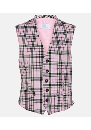 Giuseppe di Morabito Checked wool vest