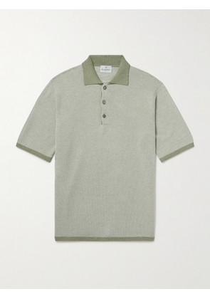Kingsman - Birdseye Cotton Polo Shirt - Men - Green - S