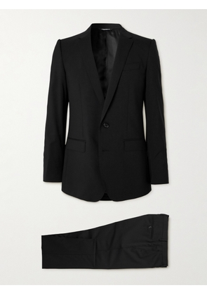 Dolce&Gabbana - Wool-Blend Twill Suit - Men - Black - IT 46