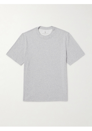 Brunello Cucinelli - Cotton-Jersey T-Shirt - Men - Gray - XS