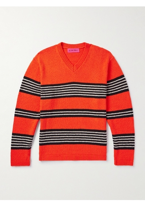 The Elder Statesman - Nora Striped Cotton Sweater - Men - Red - S