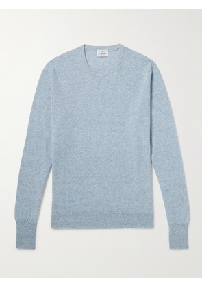 Kingsman - Cashmere and Linen-Blend Sweater - Men - Blue - XS