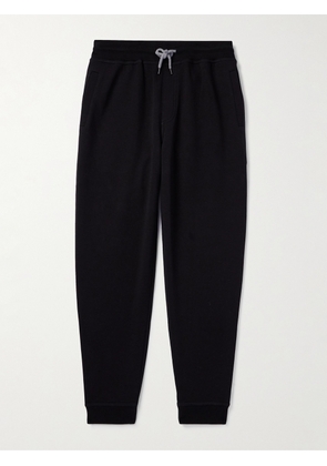 Brunello Cucinelli - Tapered Cotton-Blend Jersey Sweatpants - Men - Black - XS