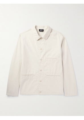 A.P.C. - Vianney Cotton-Twill Overshirt - Men - Neutrals - XS