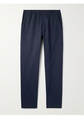 A.P.C. - Chuck Straight-Leg Cotton-Twill Trousers - Men - Blue - IT 44