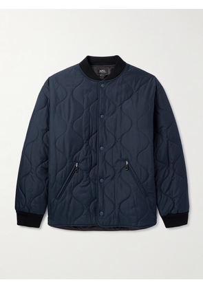 A.P.C. - Florent Quilted Shell Jacket - Men - Blue - XS