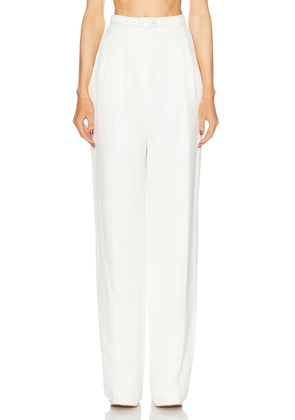 Gabriela Hearst Vargas Pant in Ivory - Ivory. Size 42 (also in ).