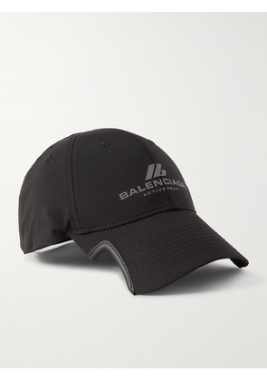 Balenciaga - Logo-Print Drill Baseball Cap - Men - Black - M