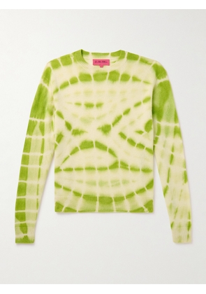 The Elder Statesman - Trance Tie-Dyed Cashmere Sweater - Men - Green - S