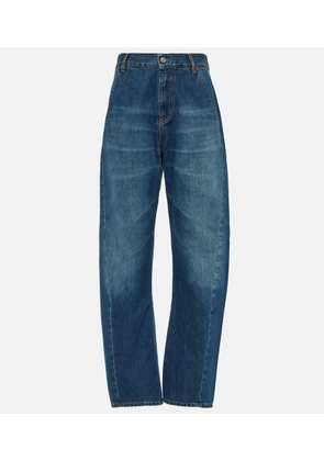 Victoria Beckham Mid-rise barrel-leg jeans