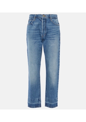 Frame Le Mec high-rise straight jeans