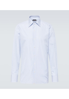Tom Ford Pinstripe cotton poplin shirt