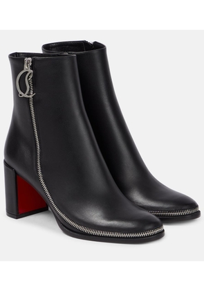 Christian Louboutin CL Zip leather ankle boots