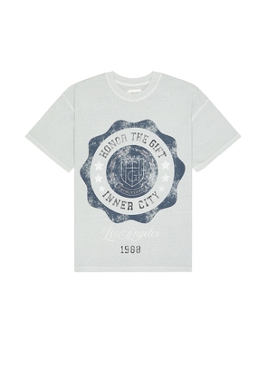 Honor The Gift A-spring Htg Seal Logo Tee in Stone - Grey. Size L (also in M, S, XL/1X).