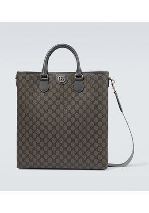 Gucci Ophidia GG Medium leather-trimmed tote bag