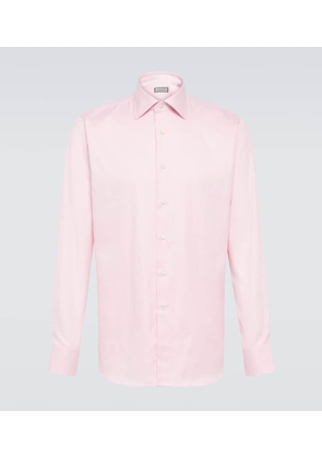 Canali Cotton poplin shirt