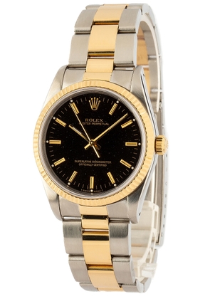 rolex x Bob's Watches Rolex Oyster Perpetual 14233 in Stainless Steel  18K Yellow Gold  & Champagne - Metallic Silver. Size all.