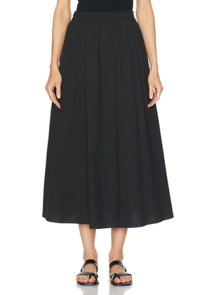 Matteau Relaxed Everyday Skirt in Black - Black. Size 1 (also in 2, 3, 4, 5).
