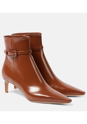 Gianvito Rossi Patent leather ankle boots