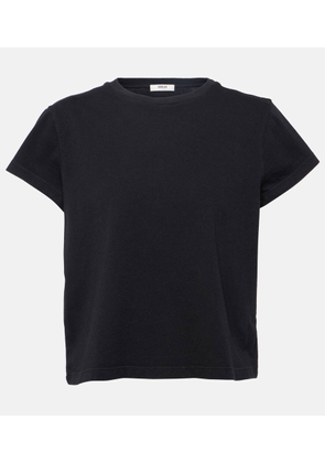 Agolde Adine cropped cotton jersey T-shirt