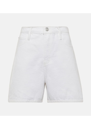 Frame Easy high-rise denim shorts