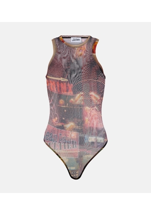 Jean Paul Gaultier Printed jersey bodysuit