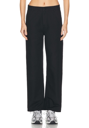 Carhartt WIP Pierce Straight Pant in Black - Black. Size 24 (also in 25, 26, 27, 28, 29, 30).