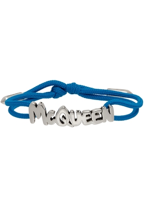 Alexander McQueen Blue Graffiti Bracelet