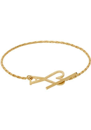 AMI Paris Gold Ami de Caur Chain Bracelet