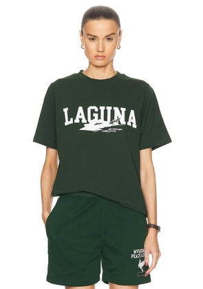 Museum of Peace and Quiet Laguna T-Shirt in Forest - Green. Size L (also in M, S, XL/1X, XS).