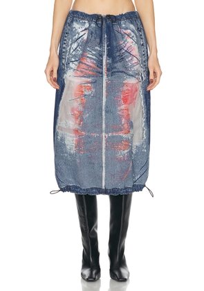 Diesel Mirtow Skirt in Denim - Blue. Size 24 (also in 26, 28).