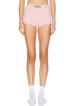 VERSACE Coulotte High Waist Boy Short in Pale Pink - Pink. Size 1 (also in 2, 3, 4).