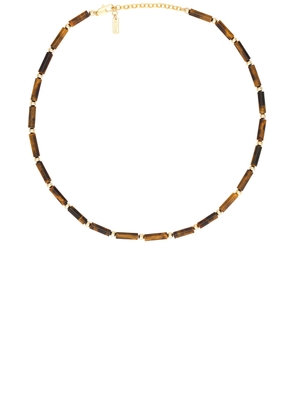 Eliou Erec Necklace in Brown - Brown. Size all.