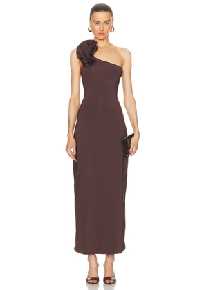 Maygel Coronel Adda Dress in Brown - Brown. Size all.