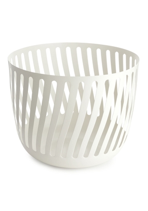 Firewood Basket 40 cm - White