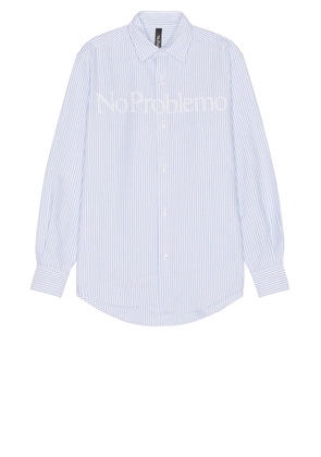 No Problemo Oxford Shirt in Blue - Blue. Size XL/1X (also in ).