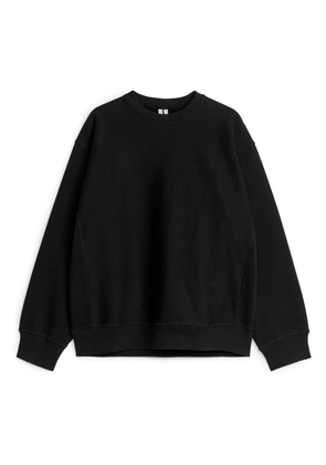 Loose Heavyweight Sweatshirt - Black