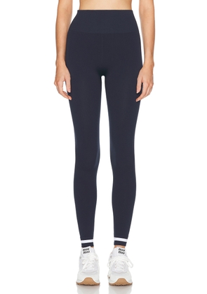 THE UPSIDE Form Seamless 25 in Midi Pant in Navy - Navy. Size L (also in XS).