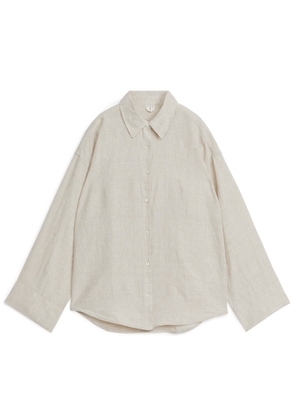 Linen Shirt - Beige
