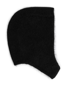 Fitted Mohair Hood - Black