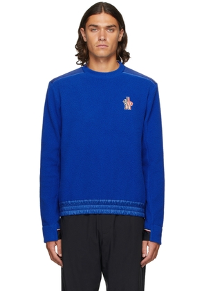 Moncler Grenoble Blue Maglia Sweatshirt