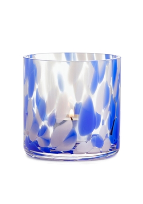 Glass Tea Light Holder 9 cm - Blue