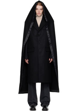 Meryll Rogge Black Hooded Coat