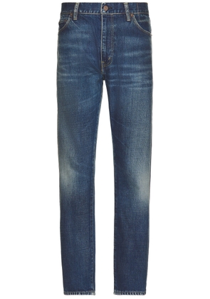 Visvim Social Sculpture Damaged Jeans in L30 - Blue. Size 30 (also in ).