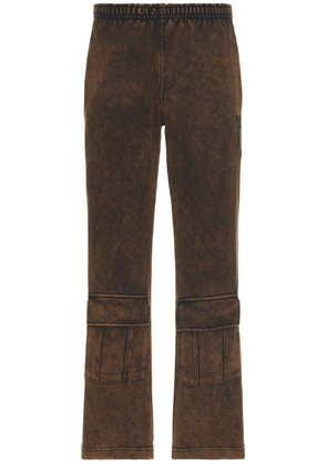 Liberal Youth Ministry Calvin Pants Knit in Polar Black - Brown. Size L (also in M, XL).