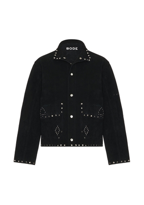 BODE Deck Of Cards Studded Jacket in Black - Black. Size L (also in S, XL/1X).