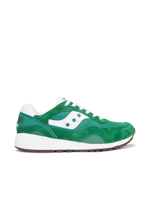 Saucony Shadow 6000 in Green & White - Green. Size 10 (also in 10.5, 11, 11.5, 12, 13, 9.5).