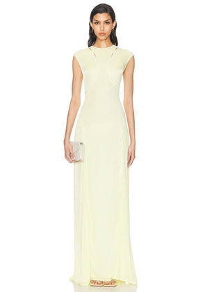 Anna October Quinn Maxi Dress in Yellow - Yellow. Size XS (also in ).