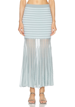 Alexis Franki Skirt in Powder Blue - Baby Blue. Size L (also in M, S, XS).